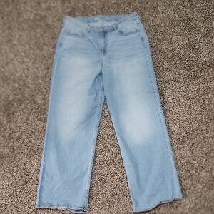 Old Navy Light Wash Wide Leg Jeans